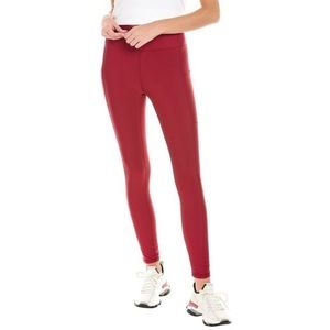 Calme By Johnny Was Womens  Endurance High Waist scarlet Leggings